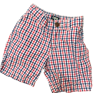 Oshkosh B’gosh shorts red, white, and blue striped pattern, size 2T, EUC
